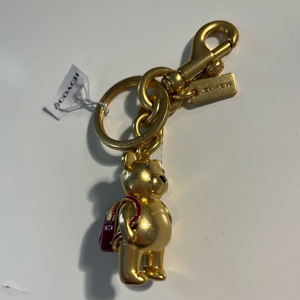 Coach Back to School Bear Bag Charm